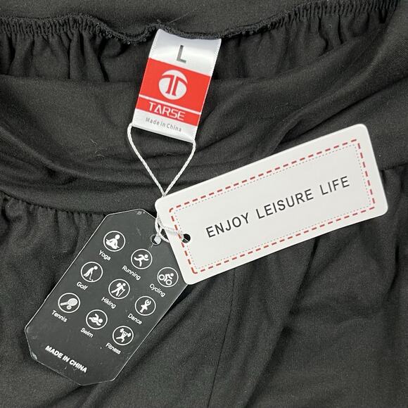 TARSE Womens Wide Leg High Rise Pants Large Loose Yoga Comfy Lounge Pants NWT - Picture 8 of 11